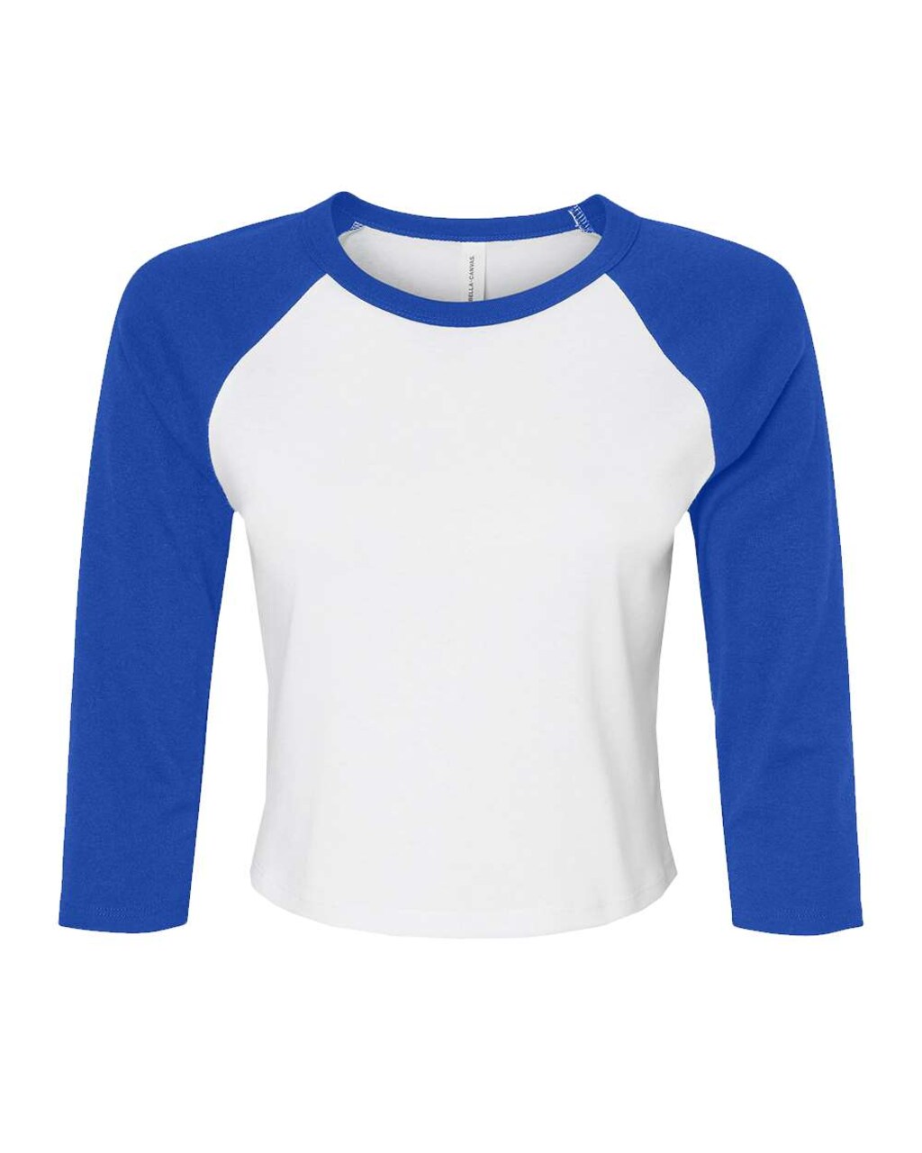 BELLA + CANVAS® Women's Micro Rib Three-Quarter Raglan Baby Tee